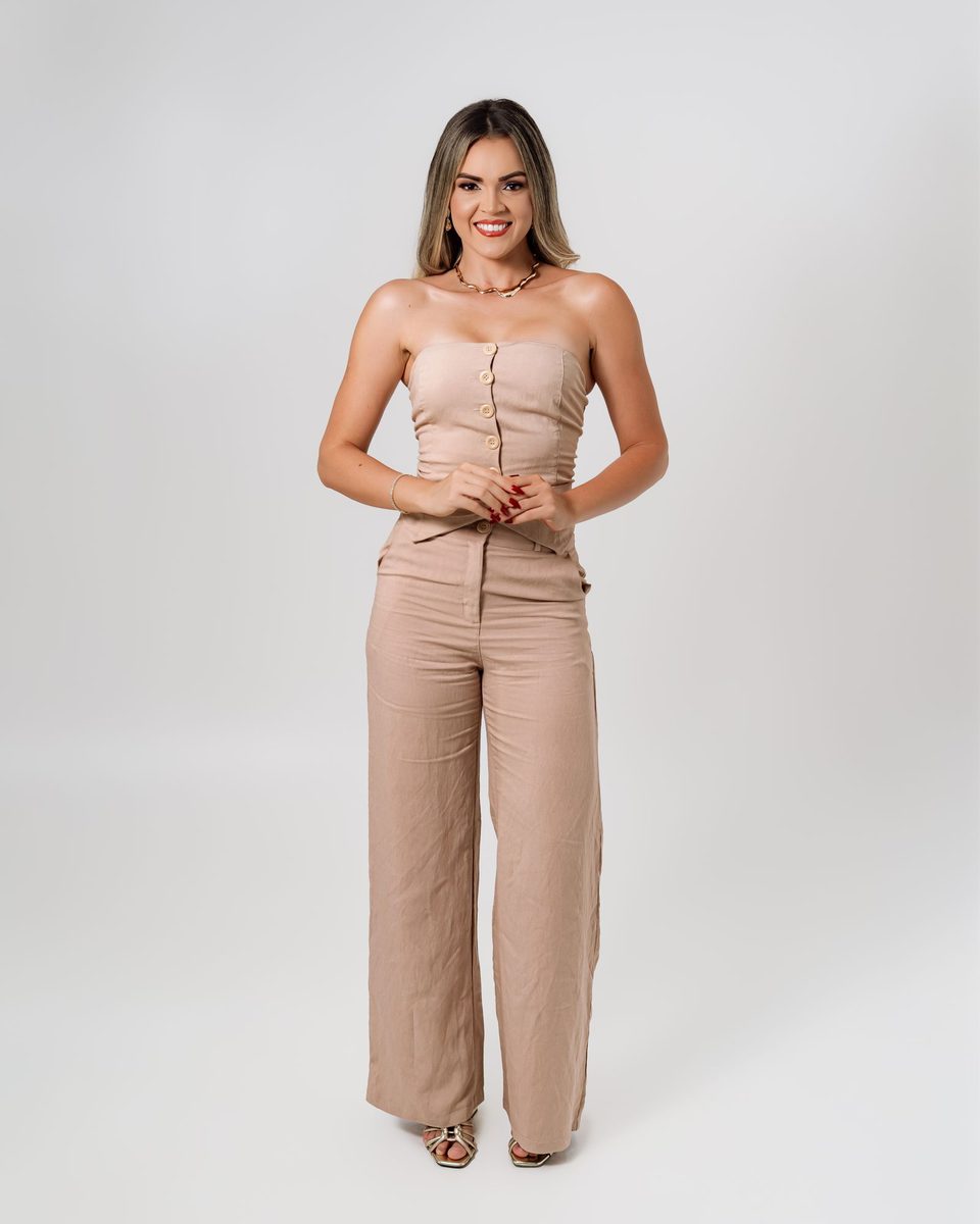 Pleated Cotton Trousers